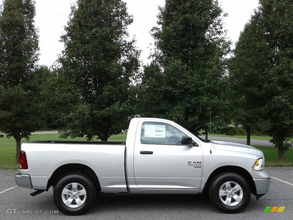 2019 1500 Classic Tradesman Regular Cab 4x4 - Bright Silver Metallic / Black photo #5