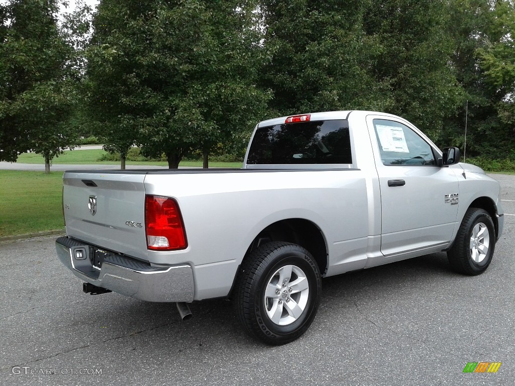 2019 1500 Classic Tradesman Regular Cab 4x4 - Bright Silver Metallic / Black photo #6