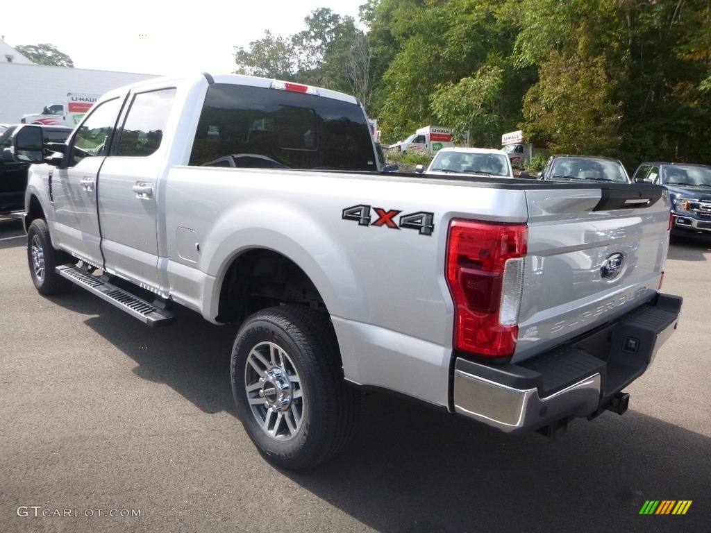 Ingot Silver 2019 Ford F250 Super Duty Lariat Crew Cab 4x4 Exterior Photo #129690926