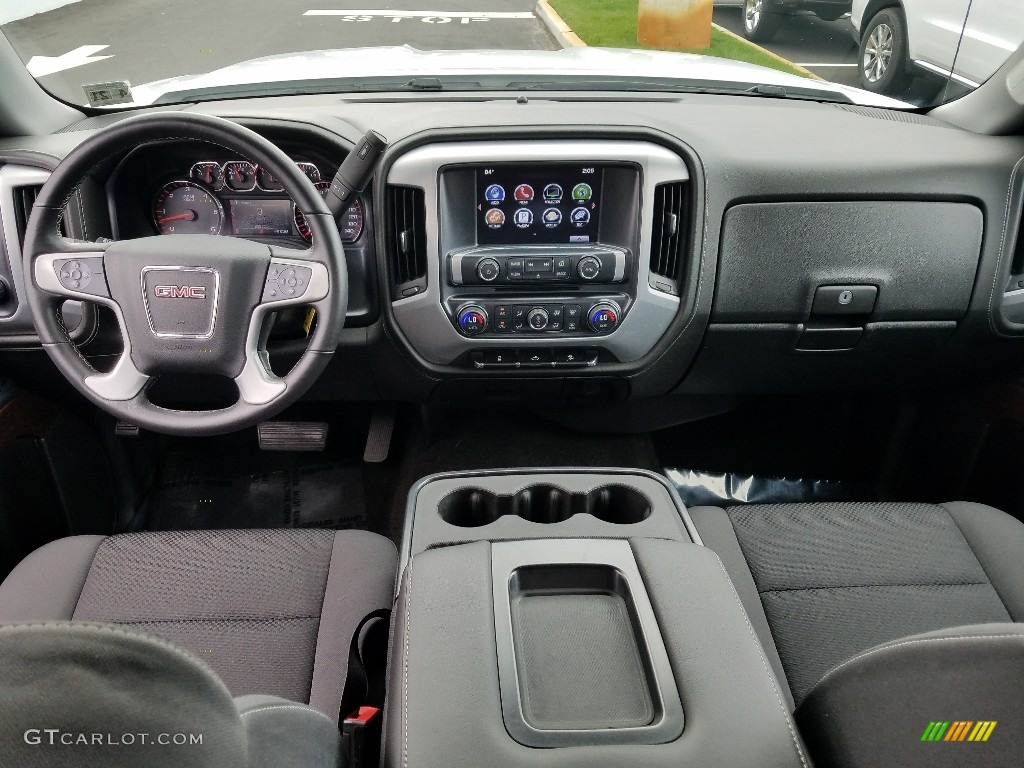 2016 Sierra 1500 SLE Double Cab 4WD - Summit White / Jet Black photo #24