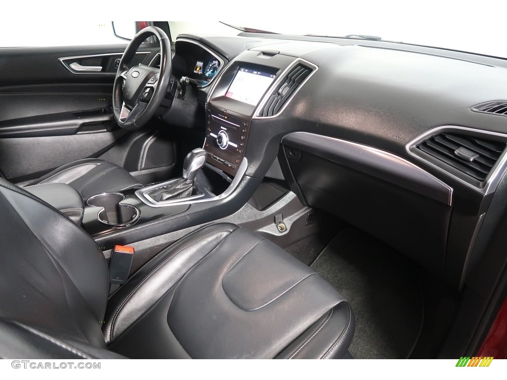 2017 Edge Titanium AWD - Ruby Red Metallic / Ebony photo #16