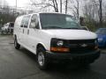 Summit White - Express 3500 Extended Cargo Van Photo No. 2