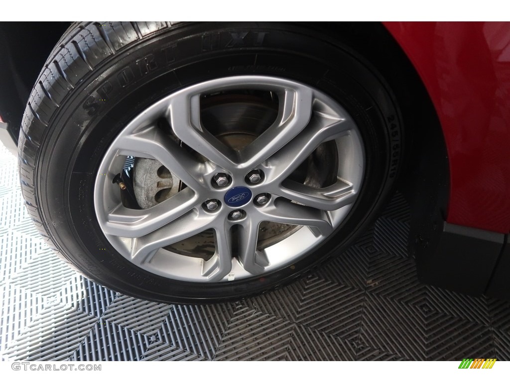 2017 Edge Titanium AWD - Ruby Red Metallic / Ebony photo #31