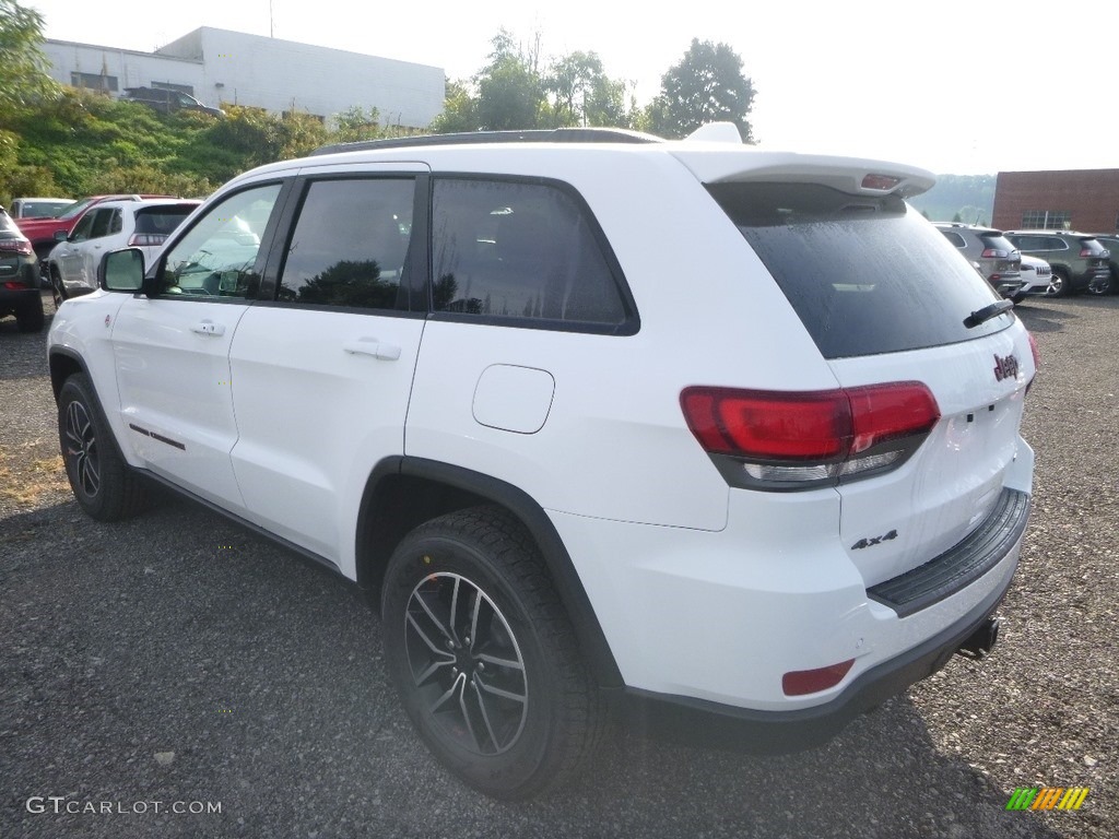 2019 Grand Cherokee Trailhawk 4x4 - Bright White / Black photo #3