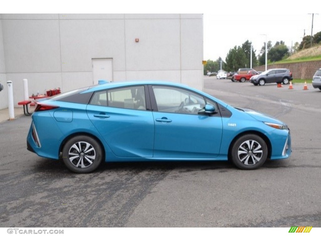 Blue Magnetism 2017 Toyota Prius Prime Advance Exterior Photo #129692273