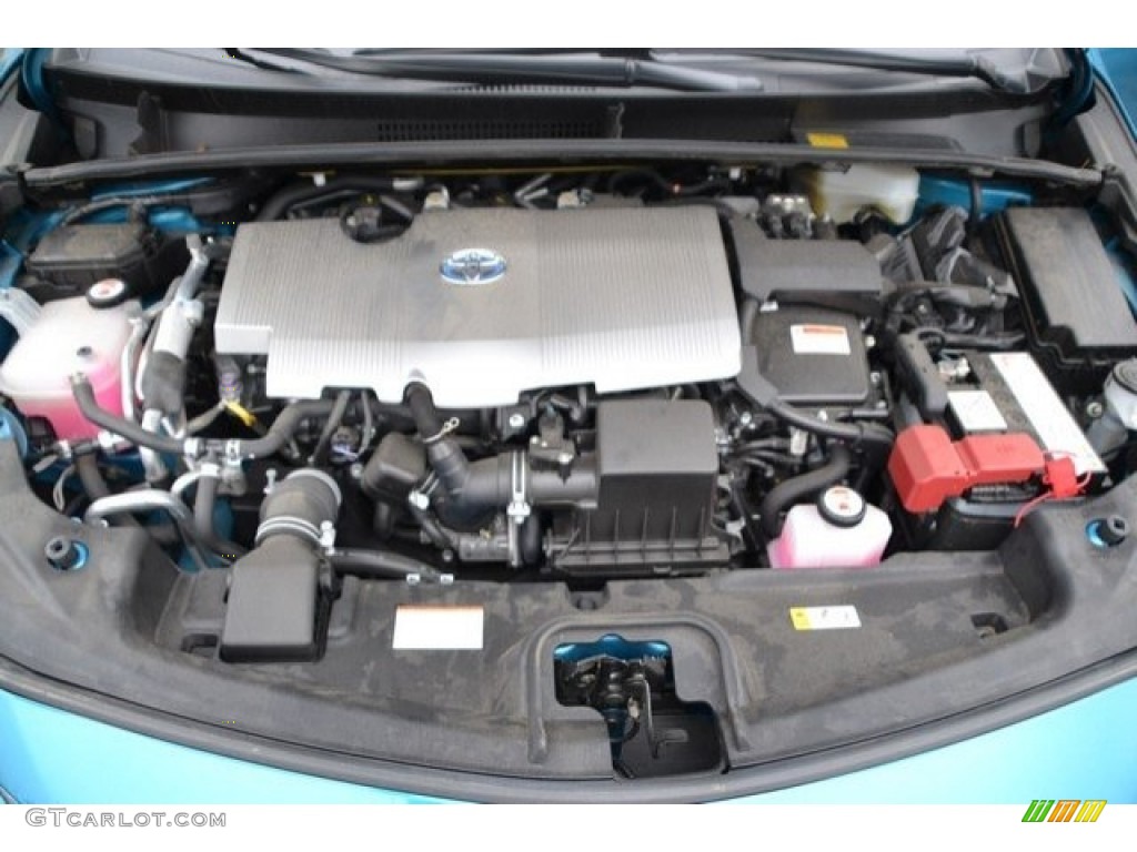 2017 Prius Prime Advance - Blue Magnetism / Gray photo #9