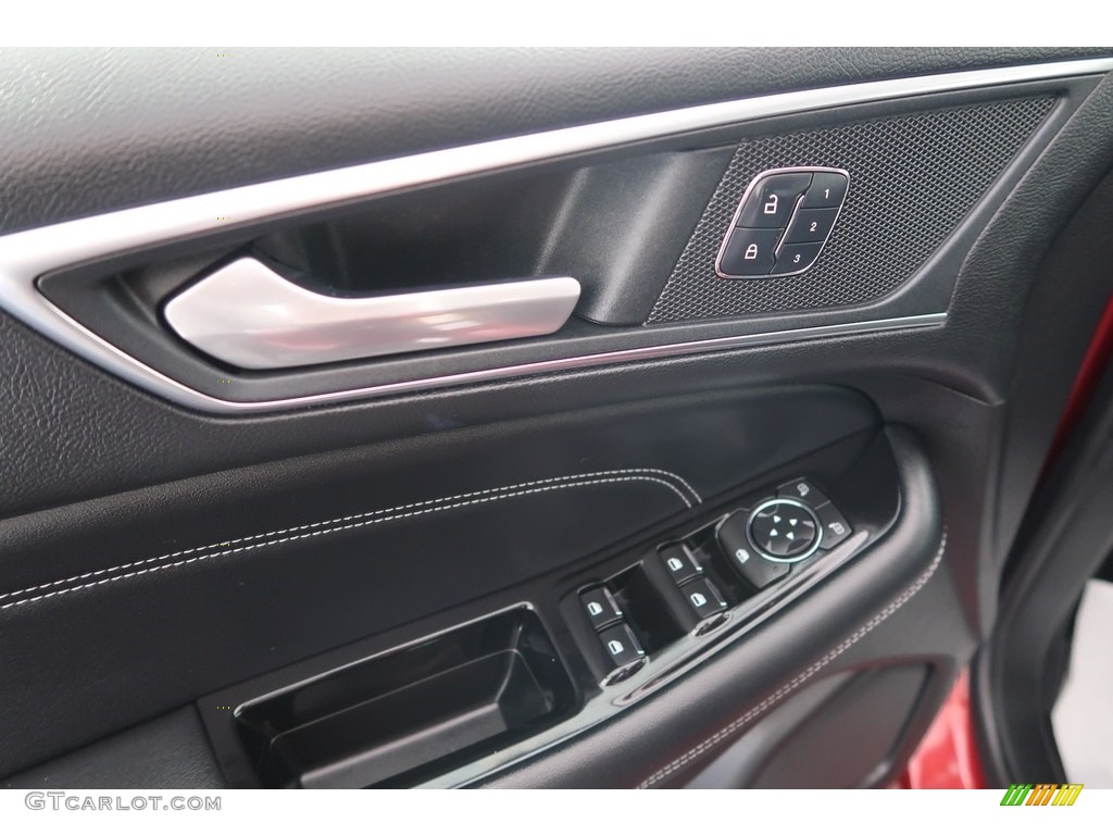 2017 Edge Titanium AWD - Ruby Red Metallic / Ebony photo #47
