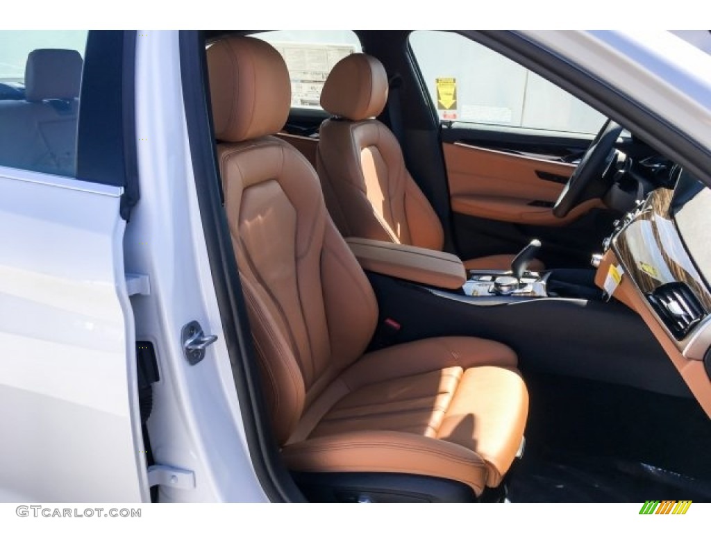 2019 5 Series 530e iPerformance Sedan - Mineral White Metallic / Cognac photo #5