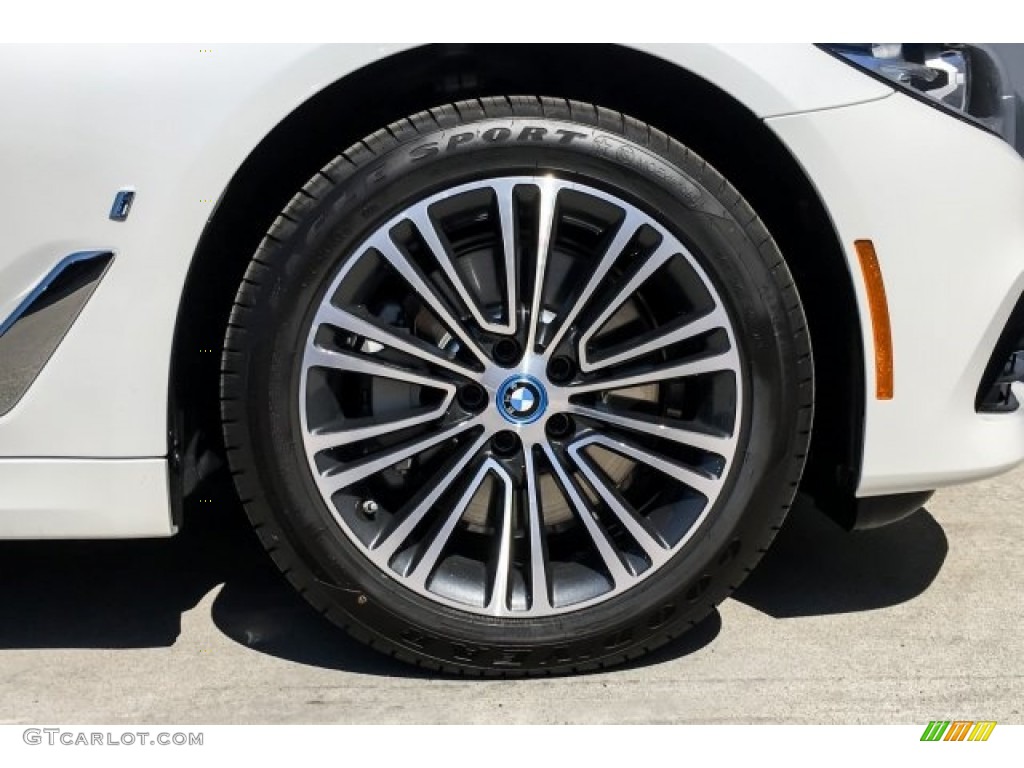 2019 5 Series 530e iPerformance Sedan - Mineral White Metallic / Cognac photo #9