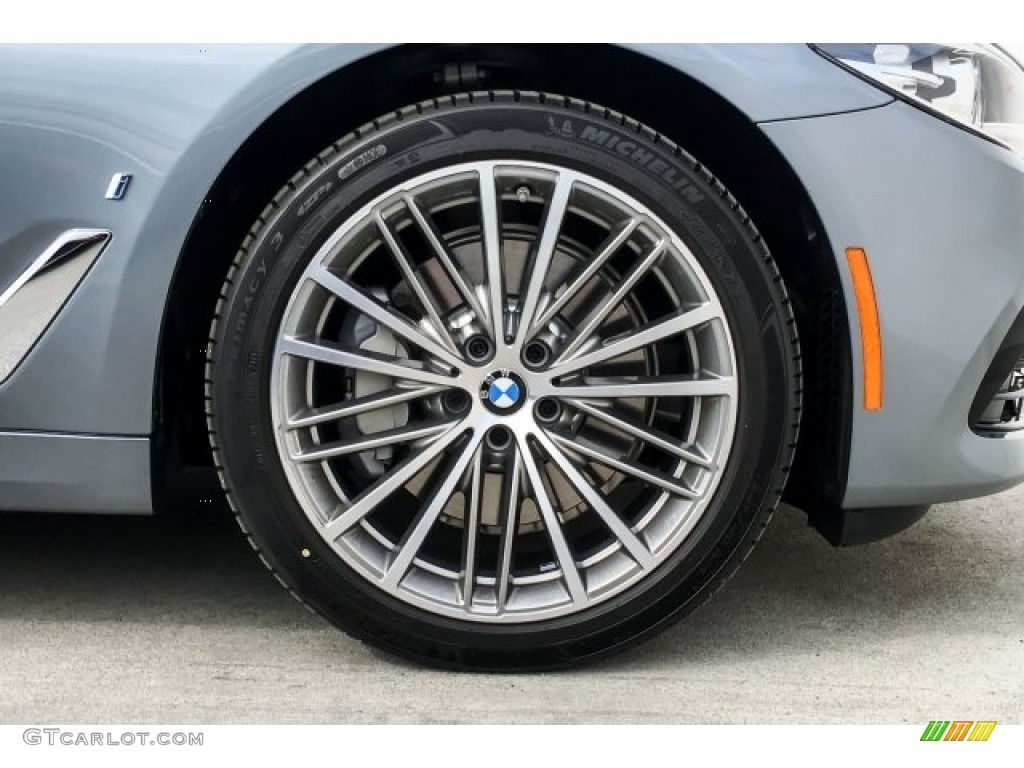 2019 5 Series 530e iPerformance Sedan - Bluestone Metallic / Black photo #9