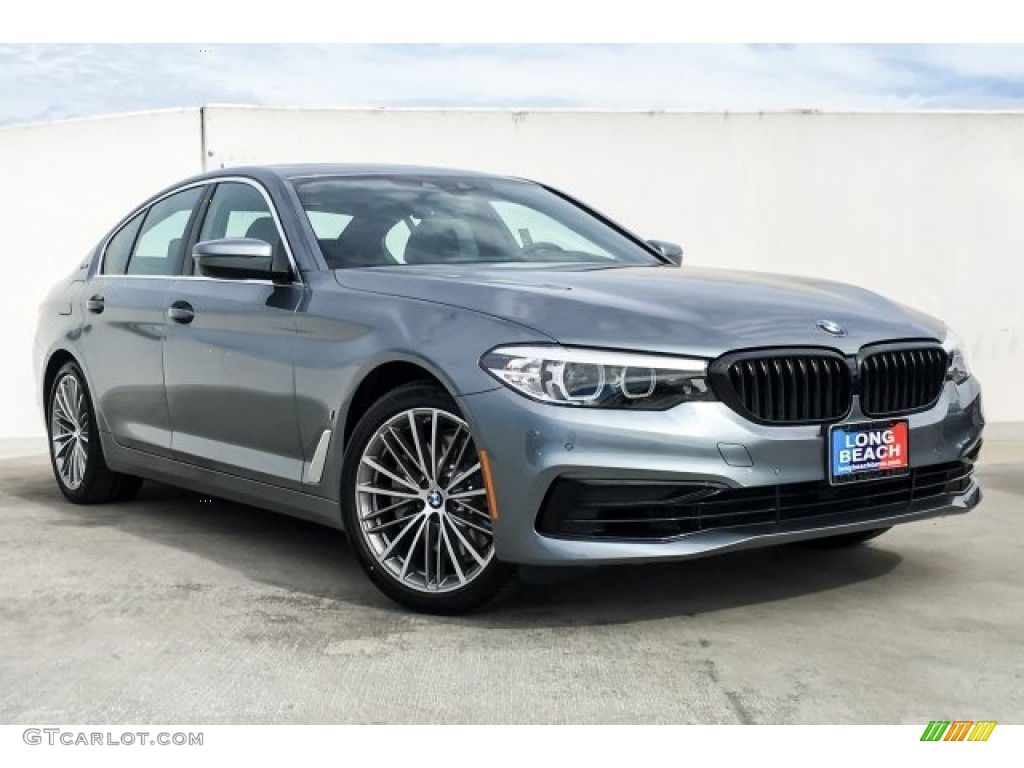 2019 5 Series 530e iPerformance Sedan - Bluestone Metallic / Black photo #12