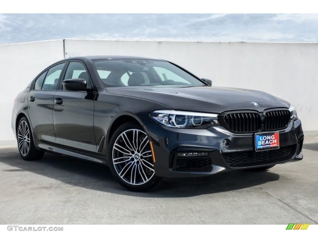 2019 5 Series 530e iPerformance Sedan - Dark Graphite Metallic / Black photo #12