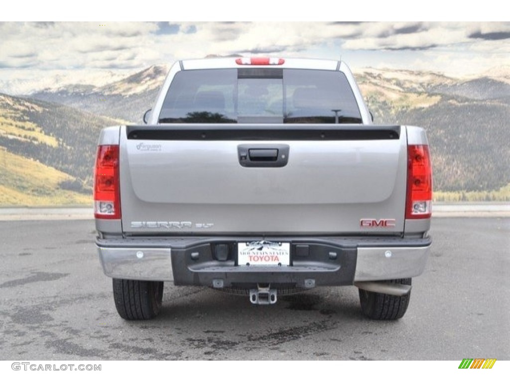 2013 Sierra 1500 SLT Crew Cab 4x4 - Steel Gray Metallic / Ebony photo #9