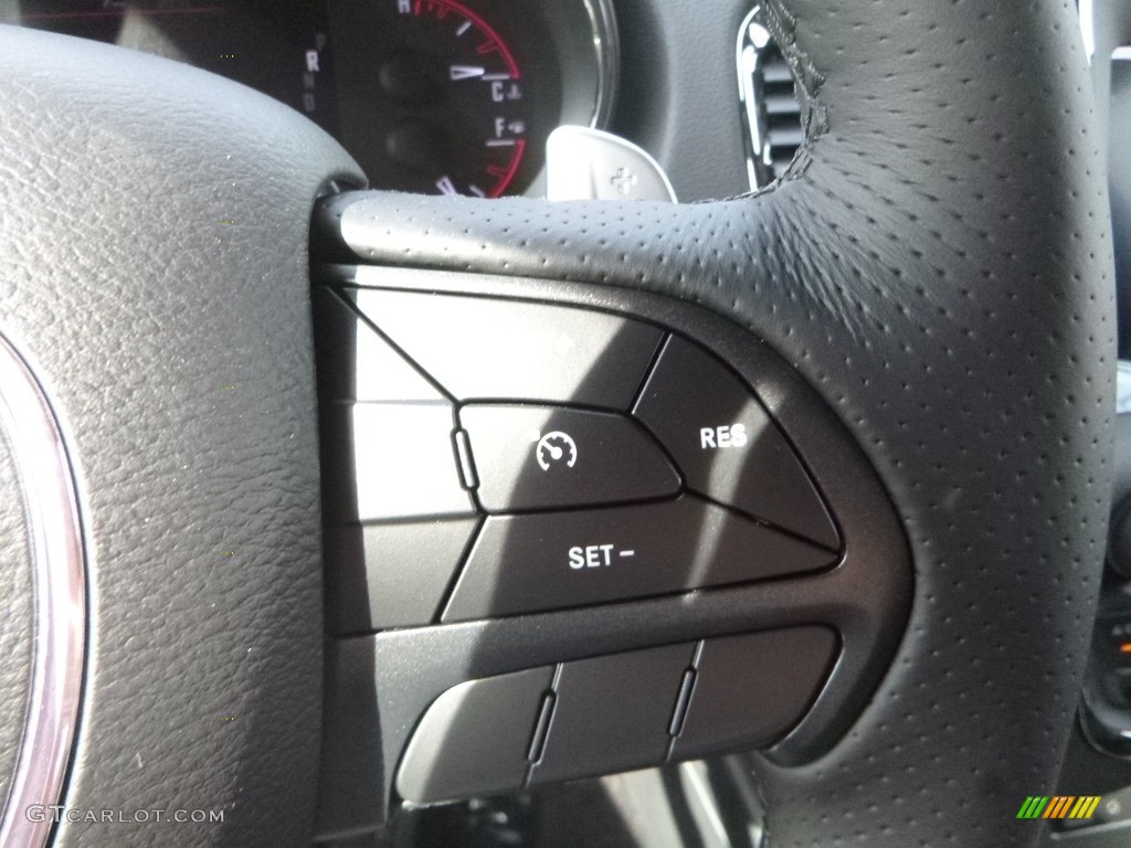 2019 Dodge Durango GT AWD Black Steering Wheel Photo #129694316