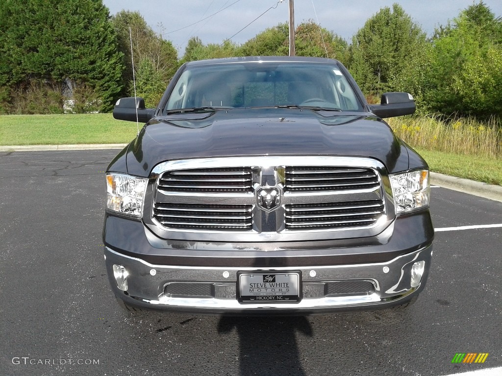 2018 1500 Big Horn Crew Cab 4x4 - Granite Crystal Metallic / Black/Diesel Gray photo #3