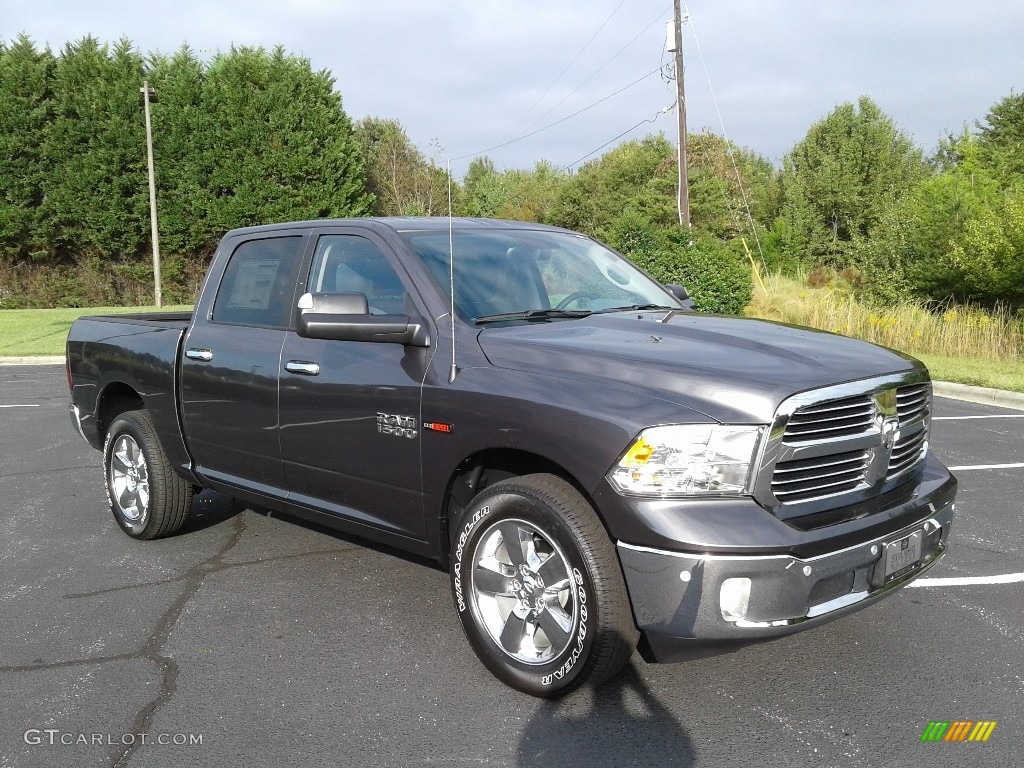 2018 1500 Big Horn Crew Cab 4x4 - Granite Crystal Metallic / Black/Diesel Gray photo #4