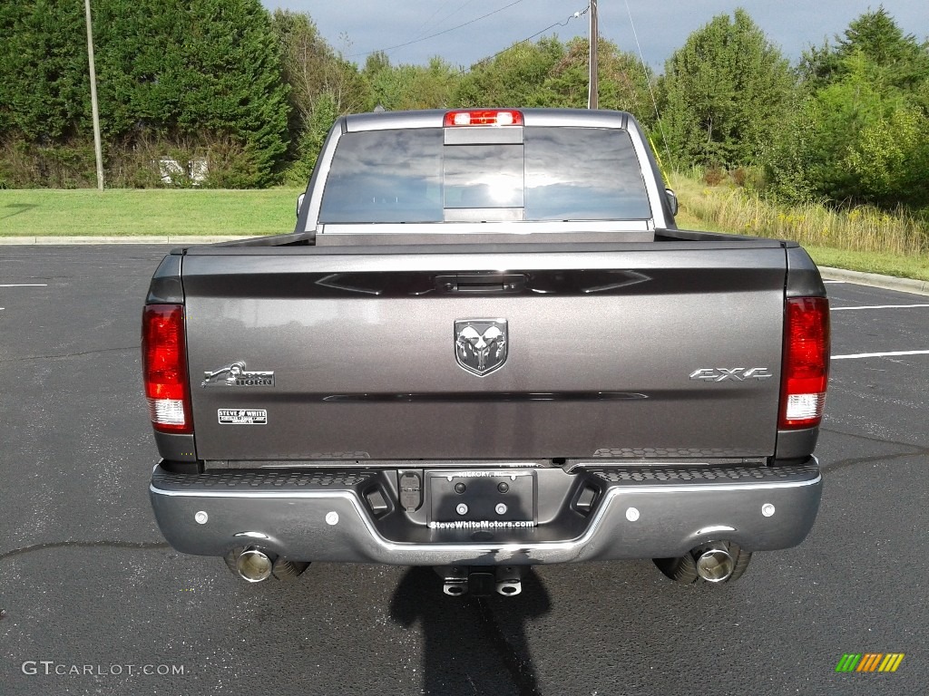 2018 1500 Big Horn Crew Cab 4x4 - Granite Crystal Metallic / Black/Diesel Gray photo #7
