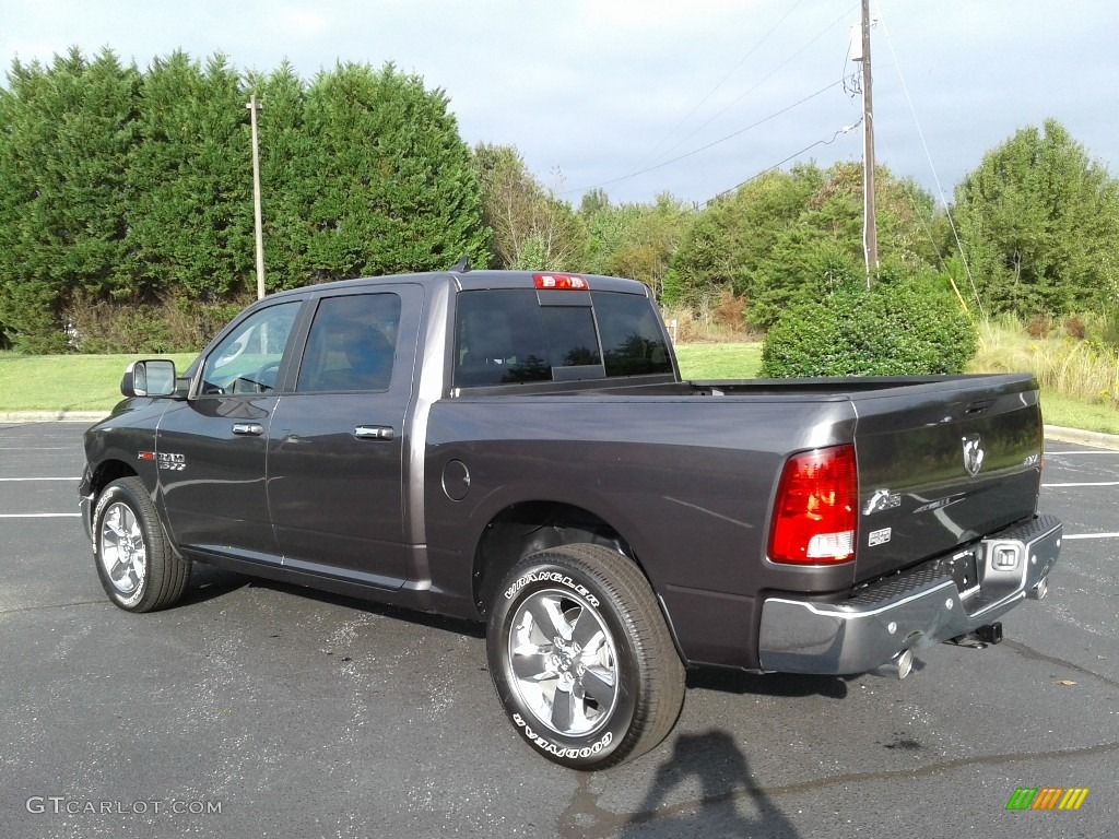 2018 1500 Big Horn Crew Cab 4x4 - Granite Crystal Metallic / Black/Diesel Gray photo #8