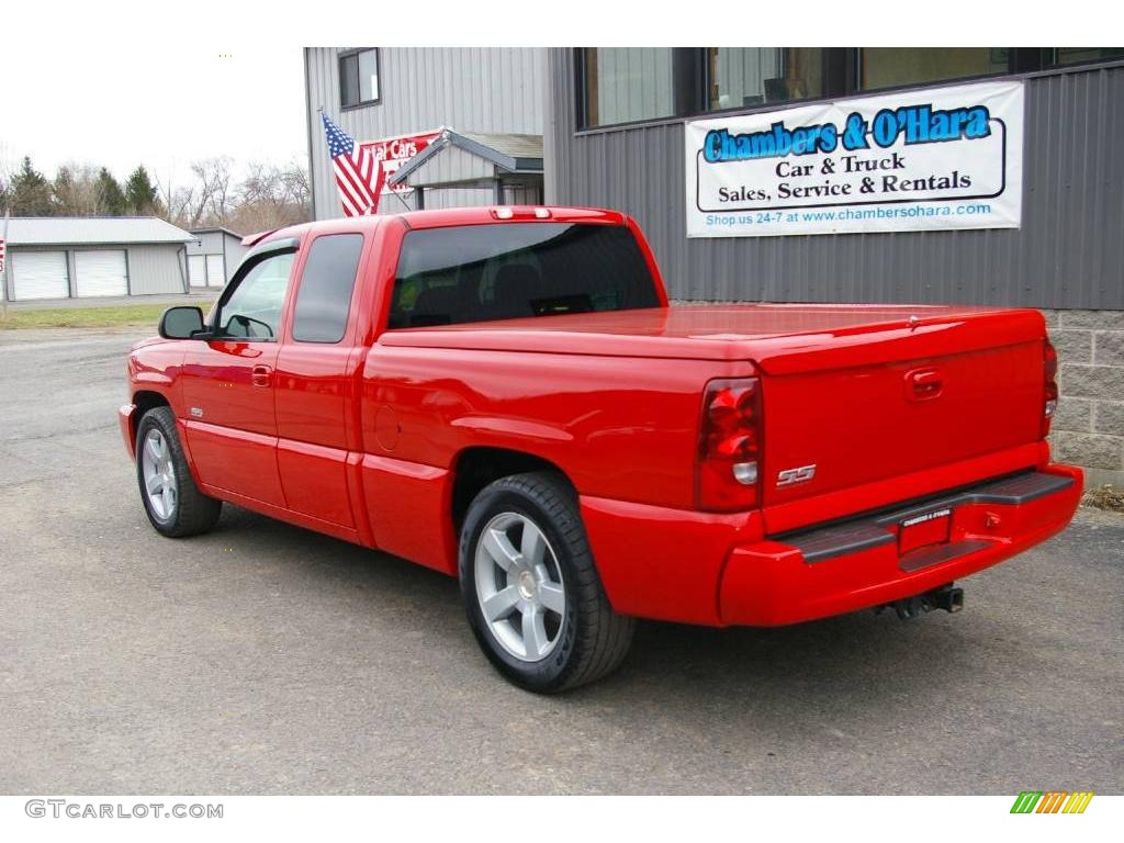 2003 Silverado 1500 SS Extended Cab AWD - Victory Red / Medium Gray photo #12