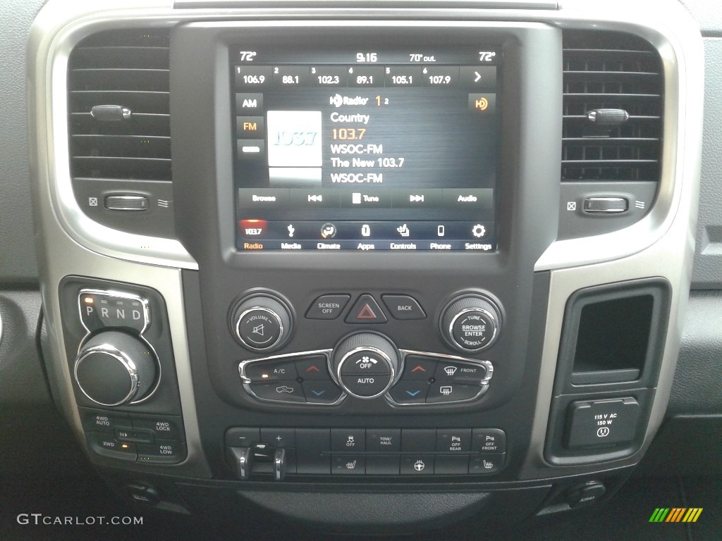 2018 1500 Big Horn Crew Cab 4x4 - Granite Crystal Metallic / Black/Diesel Gray photo #20