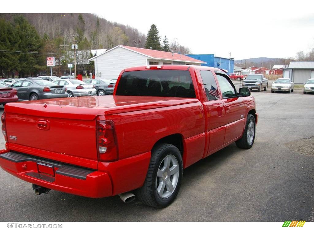 2003 Silverado 1500 SS Extended Cab AWD - Victory Red / Medium Gray photo #14