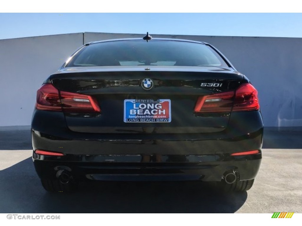 2018 5 Series 530i Sedan - Black Sapphire Metallic / Black photo #3