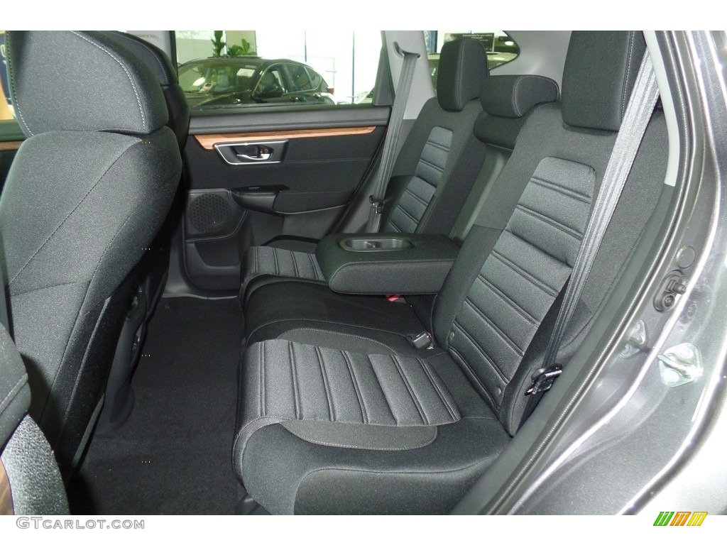 2018 CR-V EX AWD - Modern Steel Metallic / Black photo #13