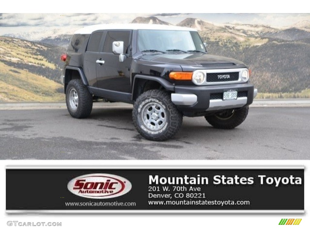 2008 FJ Cruiser 4WD - Black Diamond / Dark Charcoal photo #1