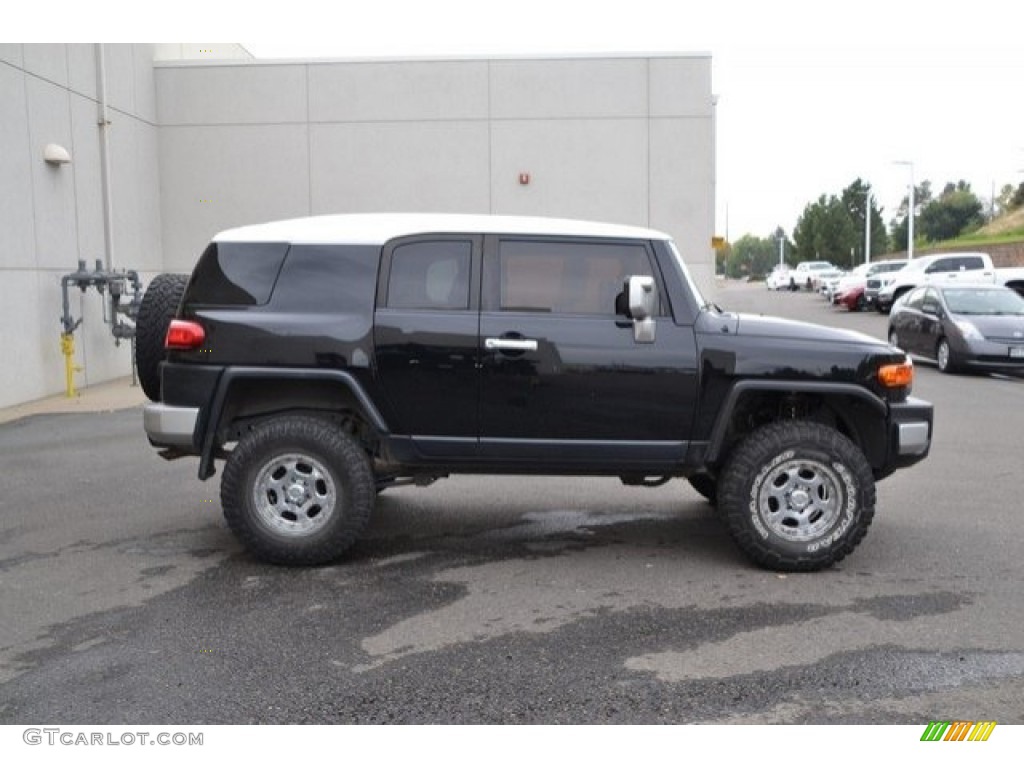 2008 FJ Cruiser 4WD - Black Diamond / Dark Charcoal photo #7