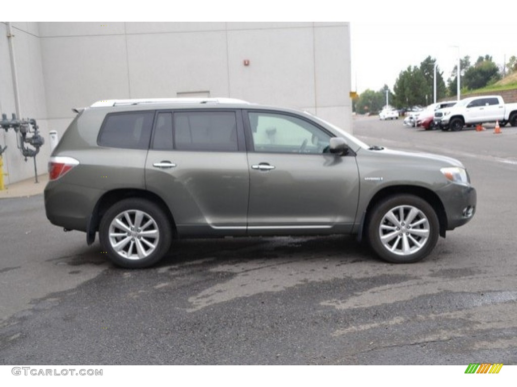 2008 Highlander Hybrid Limited 4WD - Cypress Green Pearl / Ash Gray photo #7