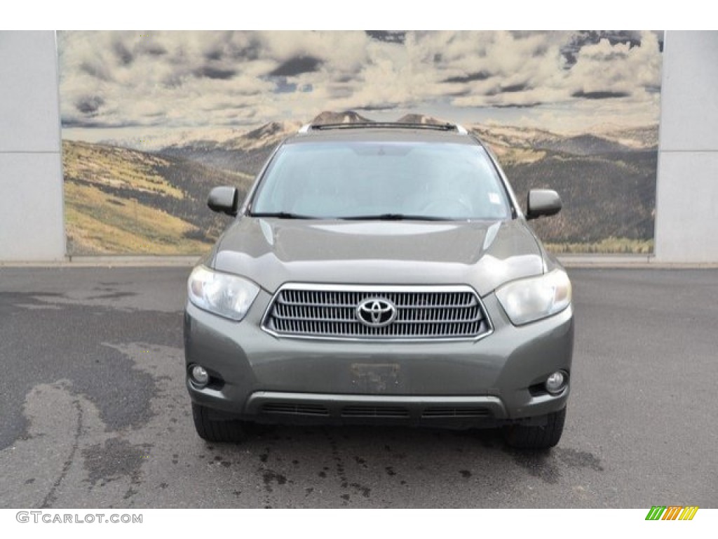 2008 Highlander Hybrid Limited 4WD - Cypress Green Pearl / Ash Gray photo #8