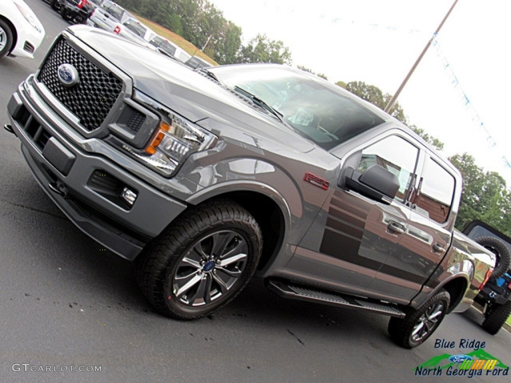 2018 F150 XLT SuperCrew 4x4 - Lead Foot / Special Edition Black/Red photo #32
