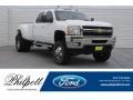 2014 Summit White Chevrolet Silverado 3500HD LTZ Crew Cab 4x4  photo #1