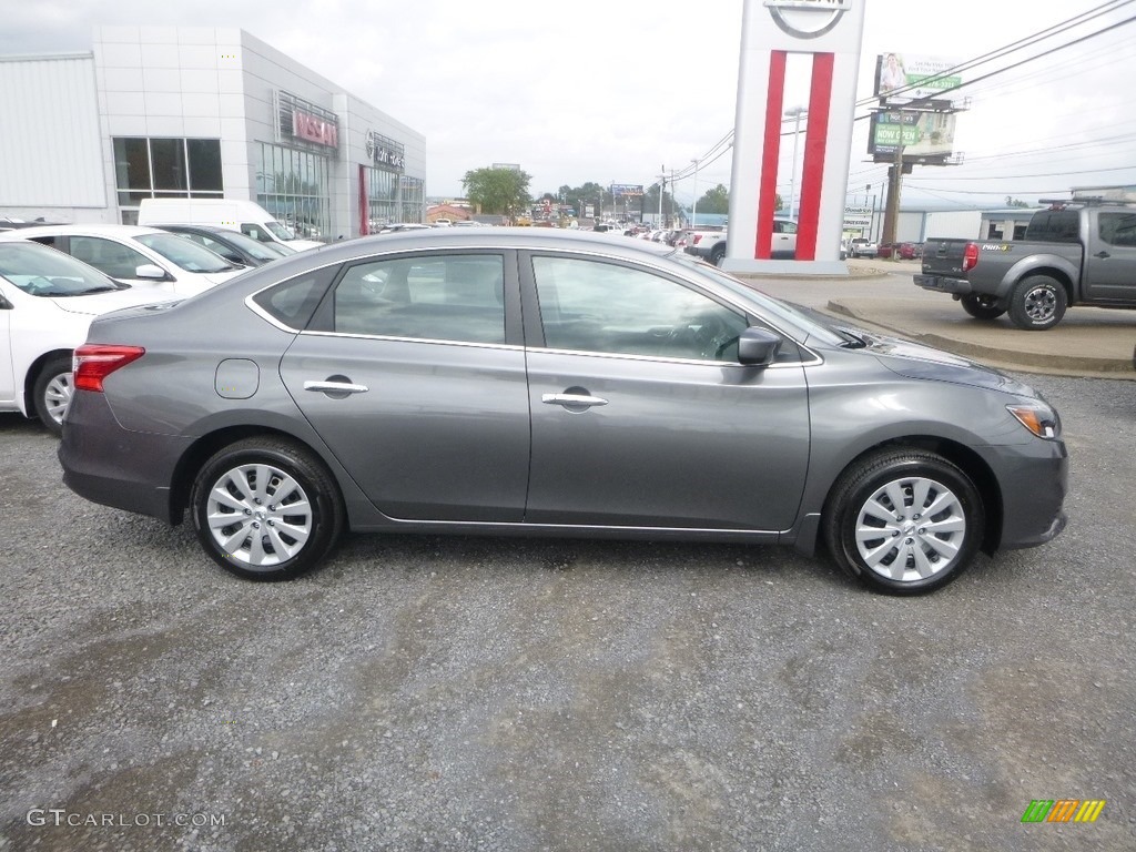 Gun Metallic 2019 Nissan Sentra S Exterior Photo #129697625