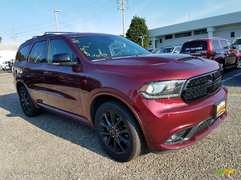 2018 Durango GT AWD - Octane Red Pearl / Black photo #1