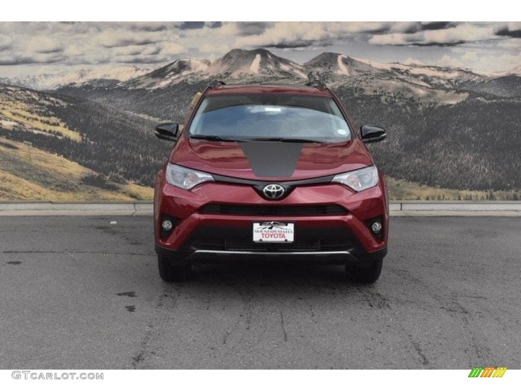 2018 RAV4 XLE AWD - Ruby Flare Pearl / Black photo #2