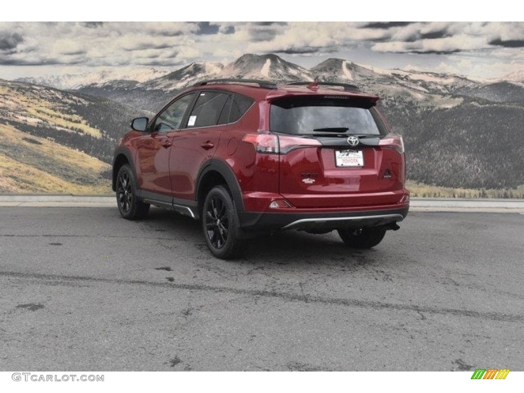 2018 RAV4 XLE AWD - Ruby Flare Pearl / Black photo #3