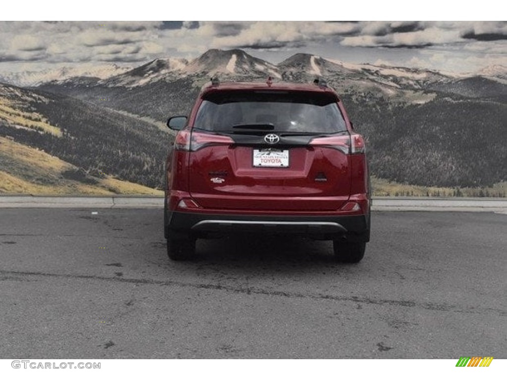 2018 RAV4 XLE AWD - Ruby Flare Pearl / Black photo #4