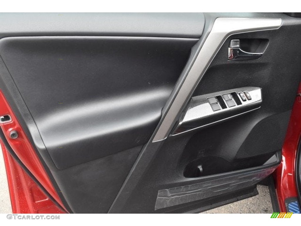 2018 RAV4 XLE AWD - Ruby Flare Pearl / Black photo #20