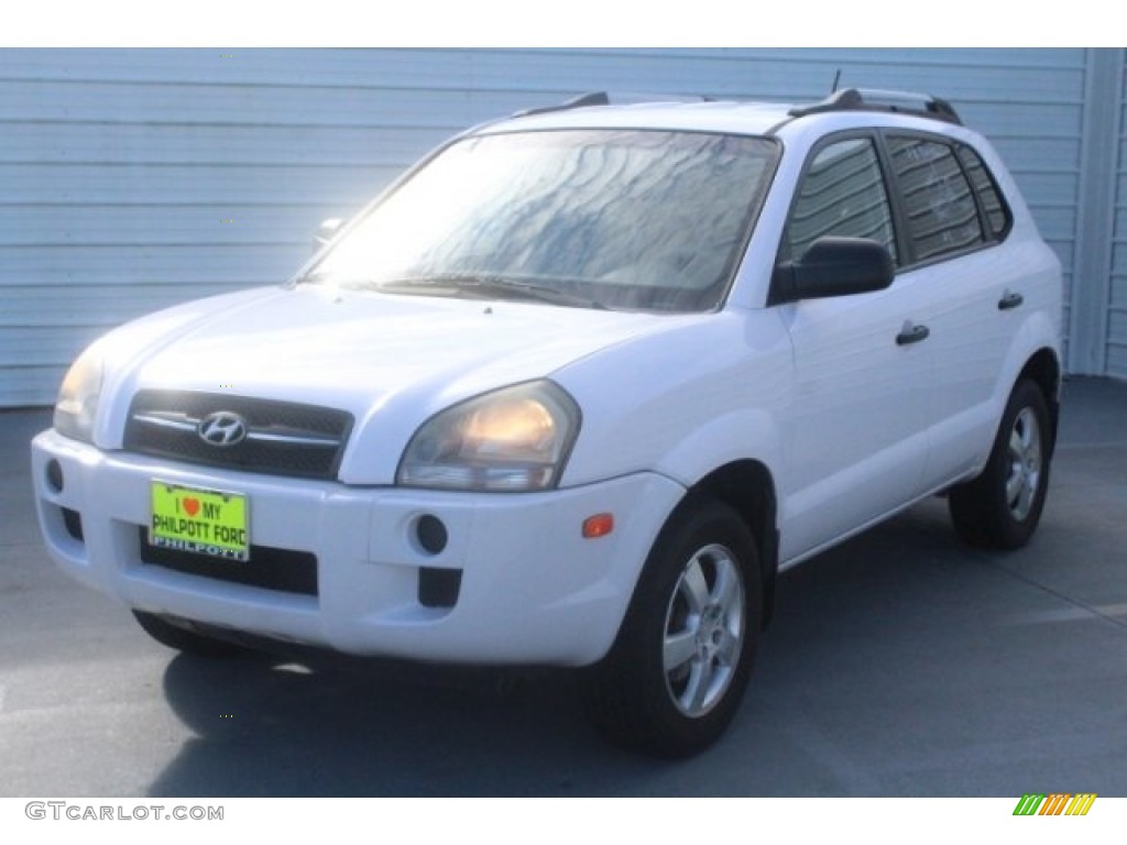2008 Tucson GLS - Nordic White / Gray photo #3
