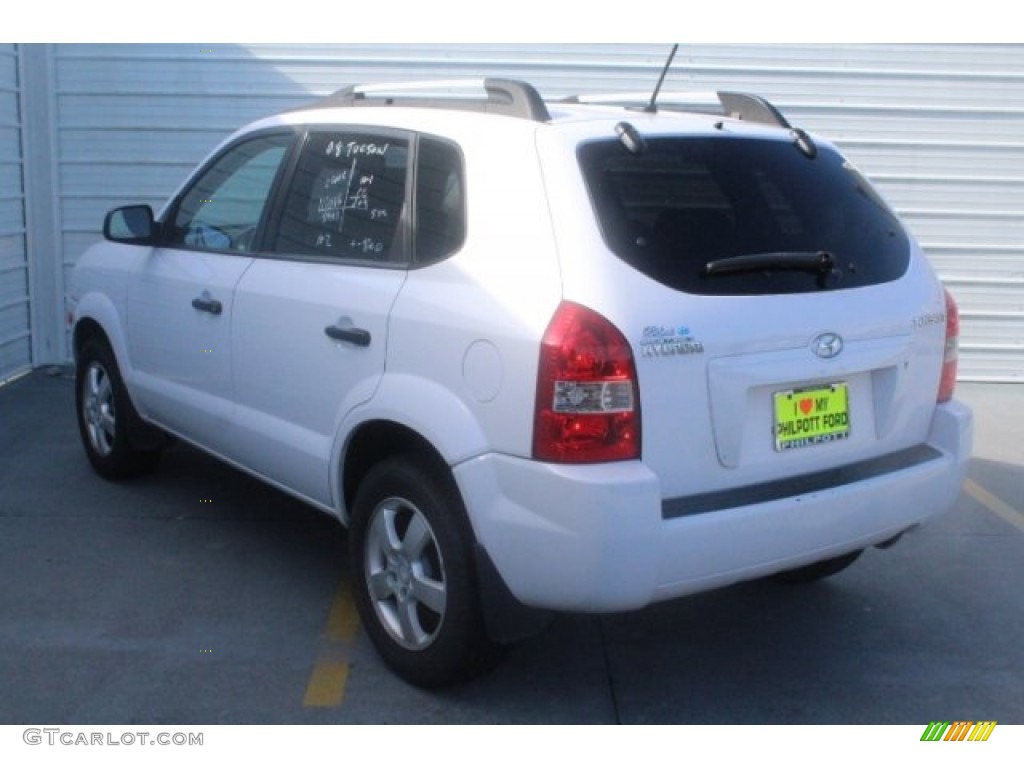 2008 Tucson GLS - Nordic White / Gray photo #8