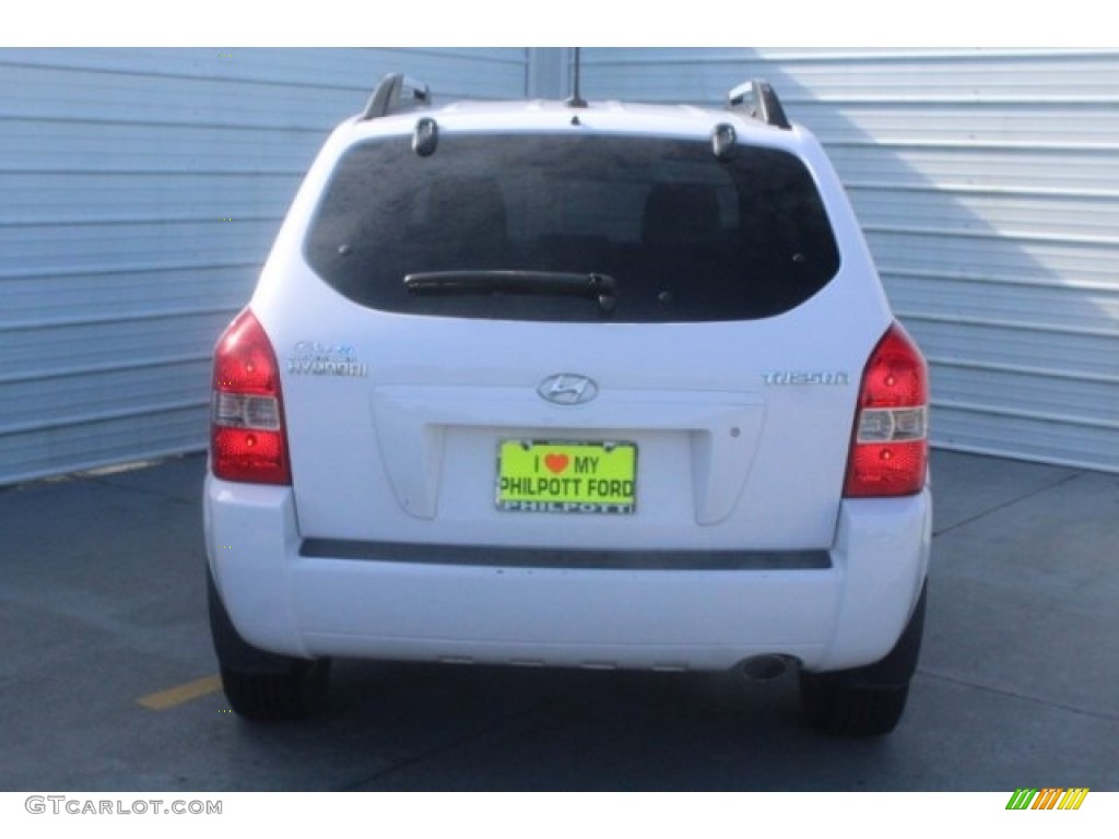 2008 Tucson GLS - Nordic White / Gray photo #9