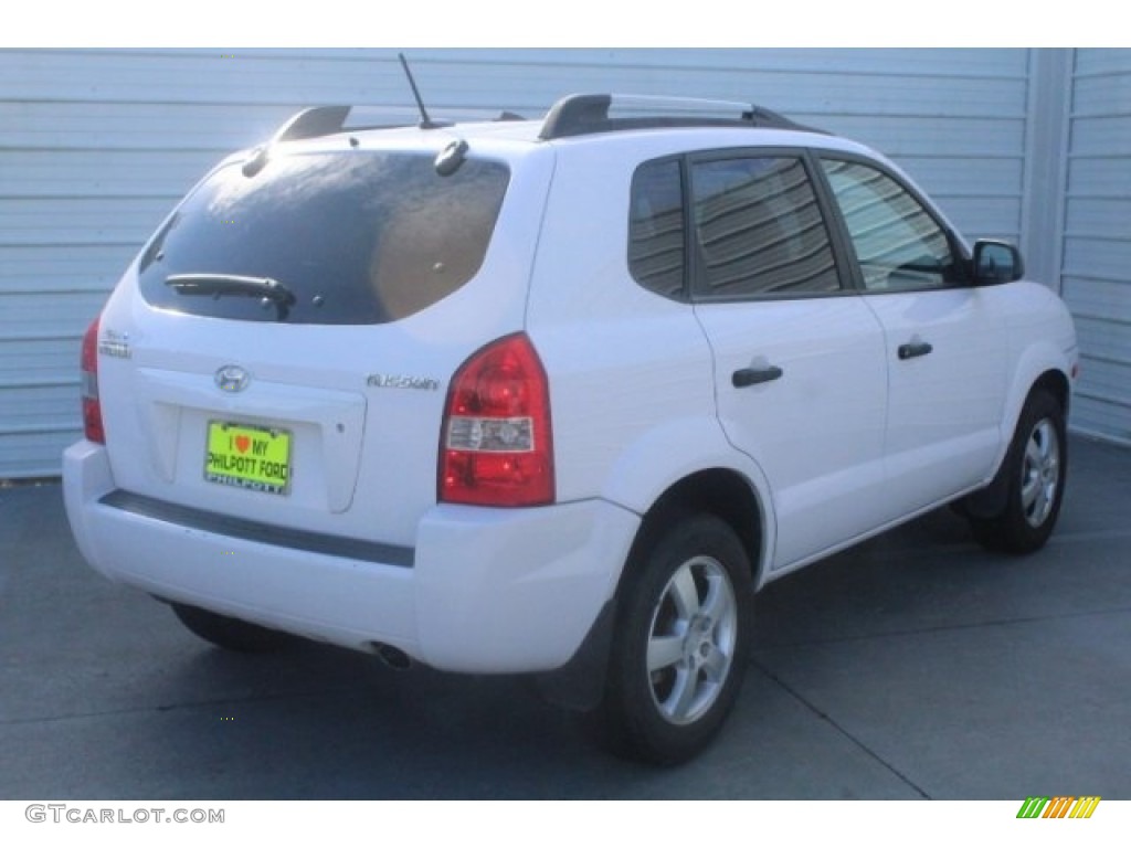 2008 Tucson GLS - Nordic White / Gray photo #10