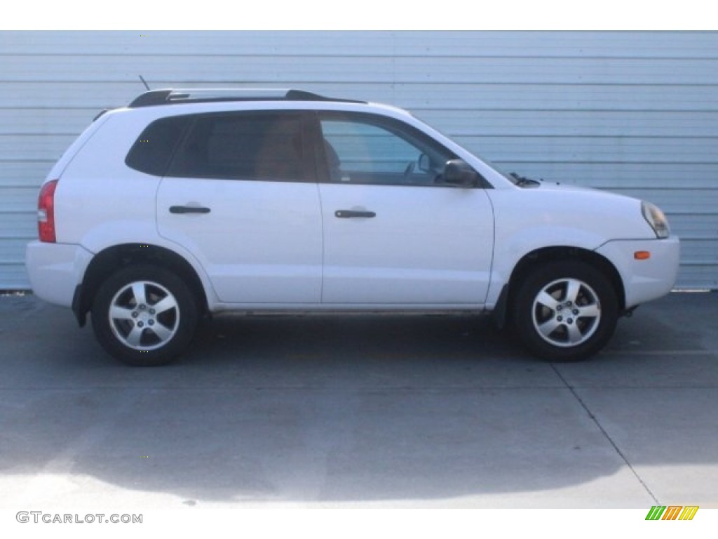 2008 Tucson GLS - Nordic White / Gray photo #11