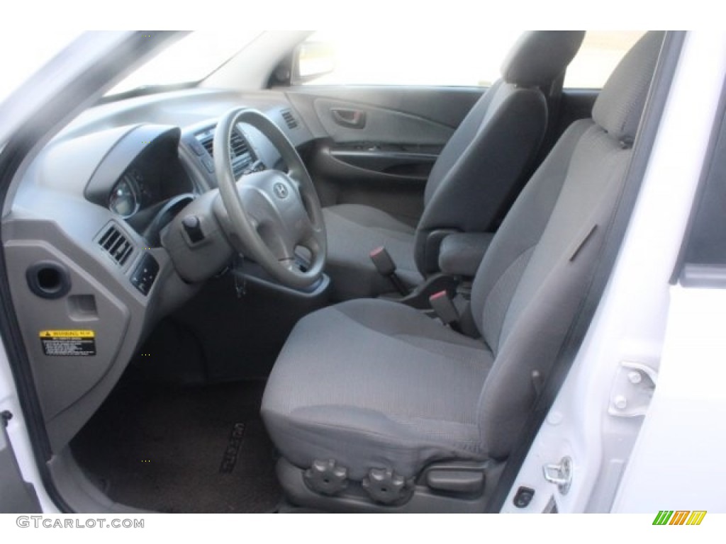 2008 Tucson GLS - Nordic White / Gray photo #16