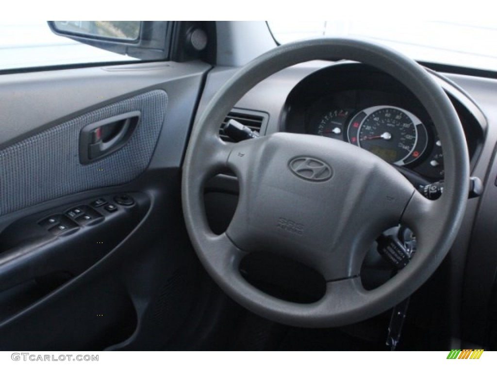 2008 Tucson GLS - Nordic White / Gray photo #24
