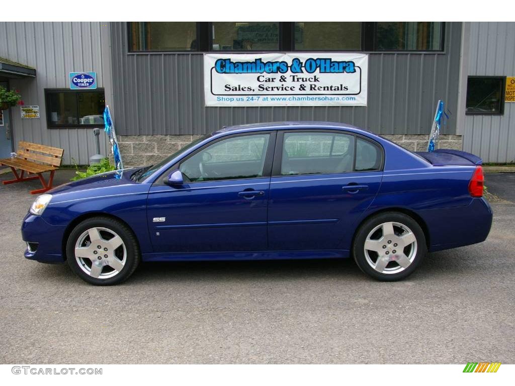 2006 Malibu SS Sedan - Laser Blue Metallic / Ebony Black photo #2