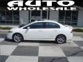 2008 Taffeta White Honda Civic Si Sedan  photo #1