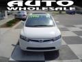 2008 Taffeta White Honda Civic Si Sedan  photo #2