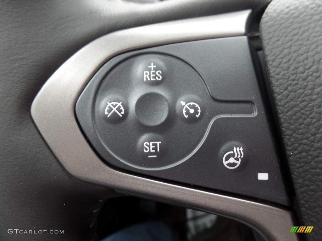 2019 Chevrolet Colorado Z71 Extended Cab 4x4 Jet Black/Dark Ash Steering Wheel Photo #129704756